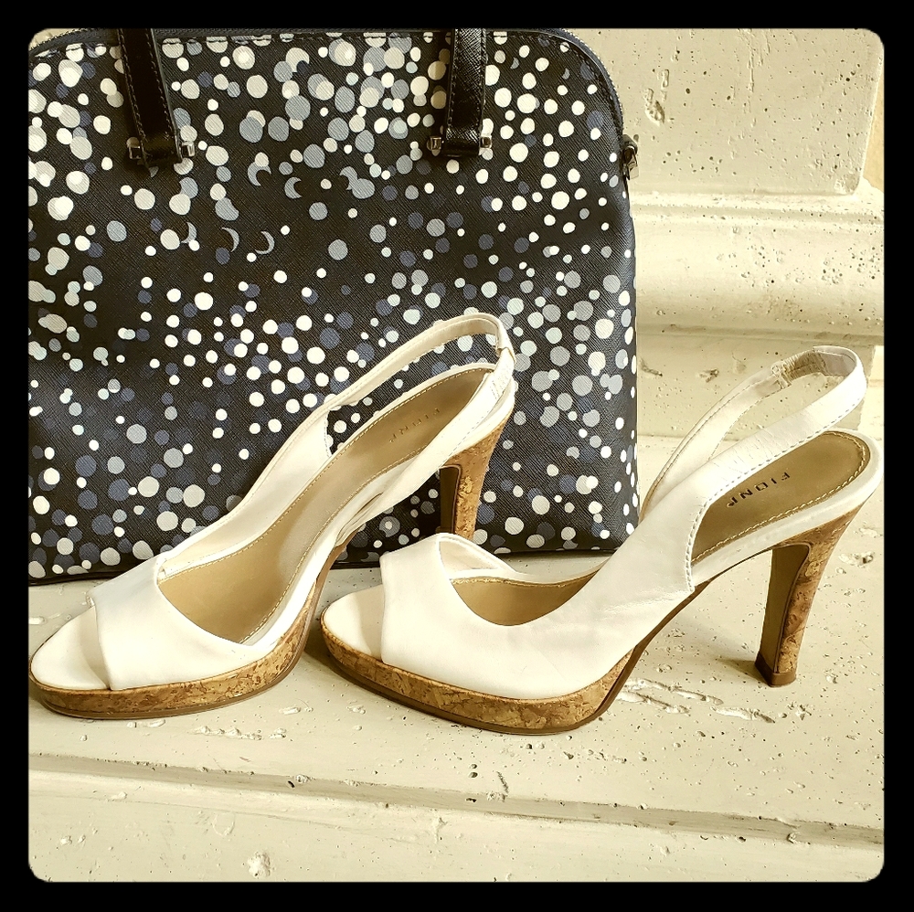 Fioni White High Heels